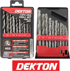 Dekton Set of 13 Drills HSS for Metal