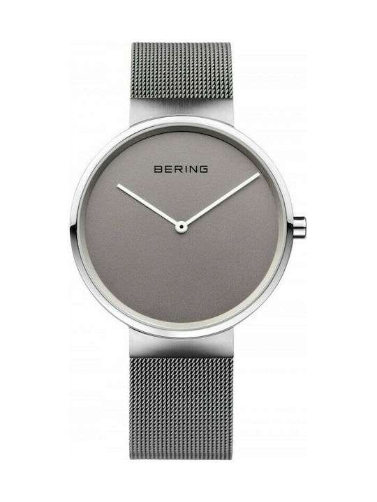 Bering Time Watch Battery with Silver Metal Bra...