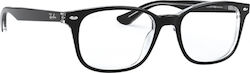 Ray Ban Plastic Eyeglass Frame Black RB5375 2034