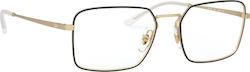 Ray Ban Metal Eyeglass Frame Black RB6440 3051