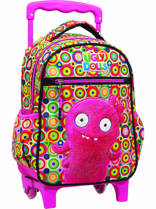 Gim Ugly Dolls School Bag Trolley Kindergarten Multicolored 5lt