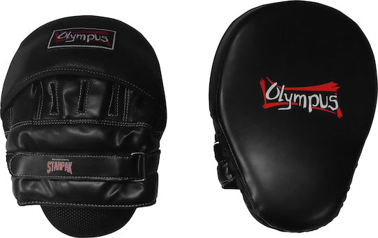 Olympus Sport Focus Mitt Short Handziele für Kampfkünste 2 Stück Schwarz