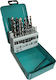 Makita Drill Set Set of 18 Drills for Metal