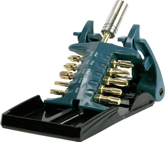 Makita Set Impact Gold with Adapter Set 10 Screwdriver Bits