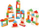 Wooden Building Blocks for 3+ Years 100 Pieces