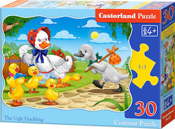 Puzzle pentru Copii The Ugly Duckling pentru 4++ Ani 30buc Castorland