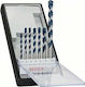 Bosch CYL-5 Set of 7 Drills with Cylindrical Shank for Masonry και Metal