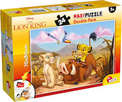 Παιδικό Puzzle Maxi Double-Face Lion King για 3+ Ετών 24pcs Lisciani Giochi