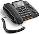 Gigaset DL380 Office Corded Phone for Seniors Black