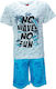 Trax Kids Set with Shorts Summer 2pcs Gray