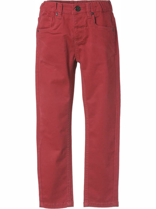 Energiers Kids Fabric Trousers Burgundy