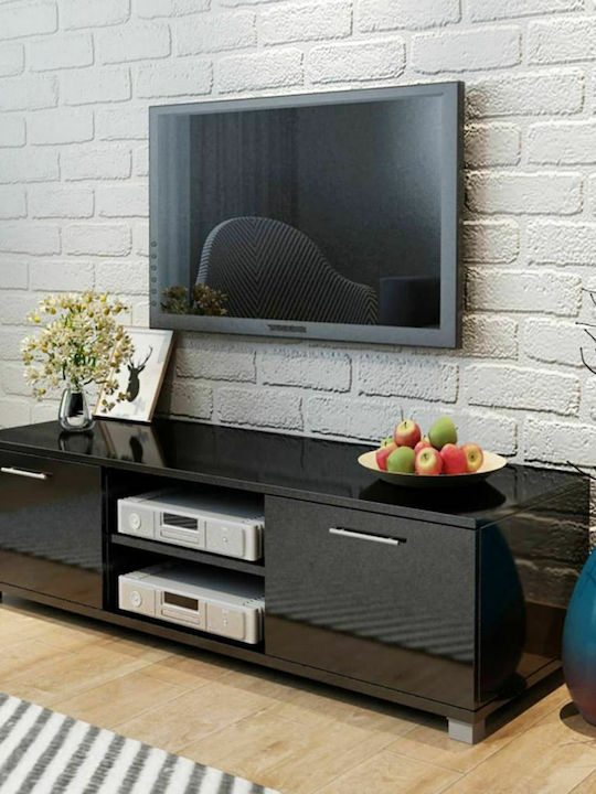TV Stand Black 120x40x35 cm