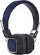 Element HD-800BT Ασύρματα Bluetooth On Ear Ακουστικά Navy Μπλε