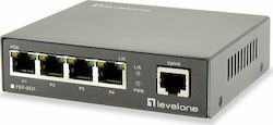 Level One FEP-0531 v1 Unmanaged L2 PoE+ Switch με 5 Θύρες Ethernet