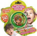 Brand Italia Mosquito Away Εντομοαπωθητικό Βραχιόλι Citronella & Neem για Παιδιά Dark Green