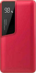 V-TAC VT-3511 10000mAh Red Power Bank