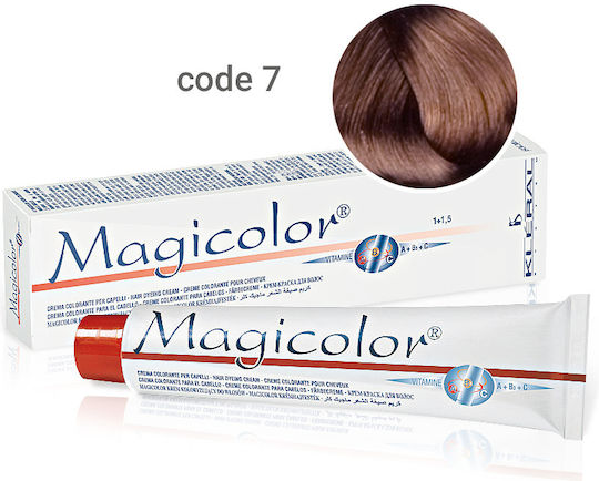 Kleral Magicolor Permanent Hair Dye Cream No Ammonia 7 Blonde 100ml
