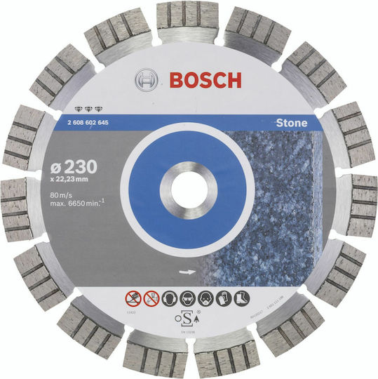 Bosch Δίσκος Κοπής Δομικών Υλικών 230mm