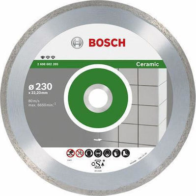 Bosch Διαμαντόδισκος Κοπής Standard for Ceramic 230mm Slicer/Coarse Grater Disc Construction Materials 230mm 1pcs