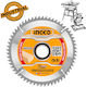 Ingco Δίσκος Κοπής Ξύλου με 60 Δόντια 254mm