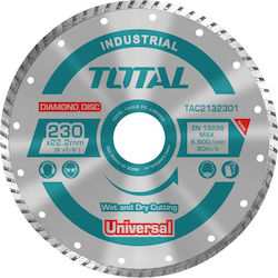 Total Διαμαντόδισκος Κοπής Universal Turbo 230mm Schneidscheibe 230mm 1Stück