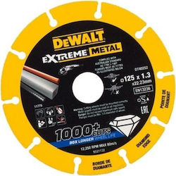 Dewalt DT40252 Δίσκος Κοπής Μετάλλου 125mm με 10 Δόντια