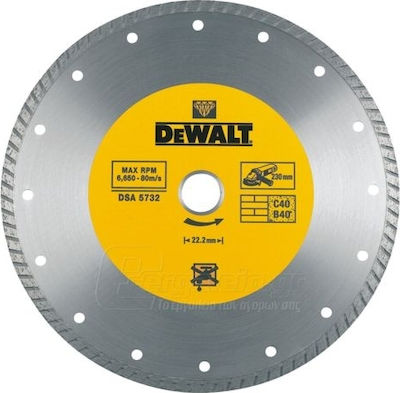 Dewalt Διαμαντόδισκος Δομικών Υλικών 180mm Slicer/Coarse Grater Disc Construction Materials 180mm 1pcs