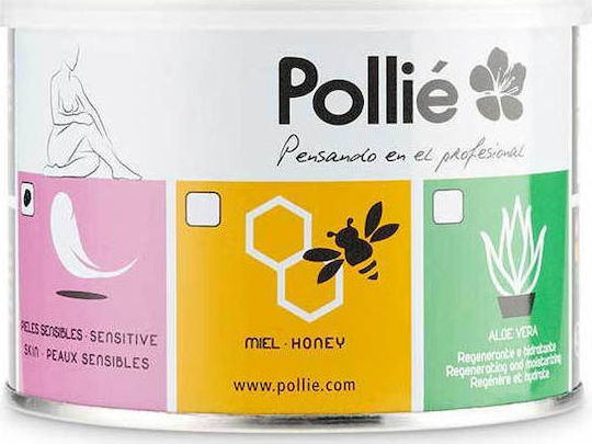 Eurostil Pollie Hair Removal Wax in Container for Face & Body Aloe Vera 400ml