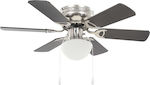 vidaXL Ceiling Fan 82cm with Light Brown