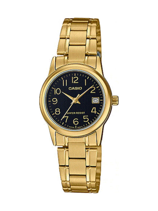 Casio Watch with Gold Metal Bracelet