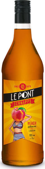 Le Pont Peach Schnapps Λικέρ 15% 1000ml