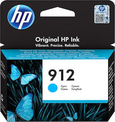 HP 912 Μελάνι Εκτυπωτή InkJet Κυανό (3YL77AE)