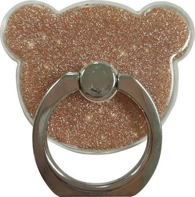 Teddy Bear Ring Holder Κινητού σε Χρυσό χρώμα
