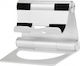 Folding Pivot Aluminum Таблет Стойка За офиса до 10" в Сребрист цвят