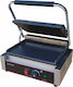 Karamco CHZ-820B Commercial Sandwich Maker with Cast iron Flat Top and Flat Bottom 2200W