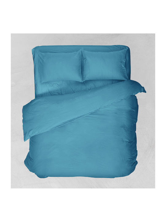 Viopros Single Quilt 160x240cm Basic Petrol Blue