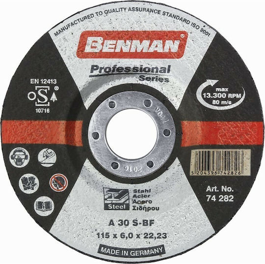 Benman A24R Schleifscheibe Metall 125mm 74283