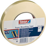 Tesa Foam Mounting Self-Adhesive Foam Double-Sided Tape White 19mmx10m 1pcs 64958-00006-01