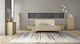 Bedroom Furniture Set Ν45Δ Latte Κεφαλάρι Τεχνόδερμα 160x200cm 6pcs