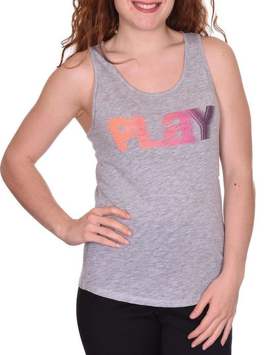 Only Sommerlich Damen Bluse Ärmellos Gray