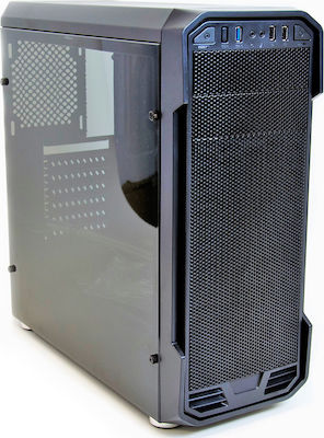 Supercase Styx ST06A Gaming Midi Tower Κουτί Υπολογιστή με Πλαϊνό Παράθυρο Μαύρο