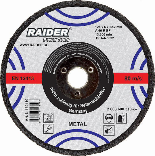 Raider Grinding Disc Metal 115mm Set 1pcs