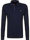 Ralph Lauren Men's Long Sleeve Blouse Polo Navy