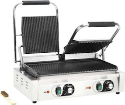 vidaXL Profesional Sandwich Maker cu Suprafețe Netede cu Suprafețe Ondulate 3600W Panini
