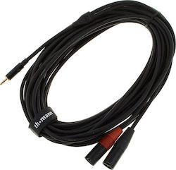 Pro snake XLR female - 3.5mm male 6m TPY 2060 KMM