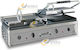 ItalStar ITAL0006 Commercial Double Sandwich Maker with Cast iron Ribbed Top and Ribbed Bottom 5000W