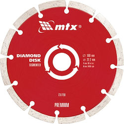 MTX Διαμαντόδισκος Ξηράς Κοπής 115mm Δίσκος Κοπής Δομικών Υλικών 115mm