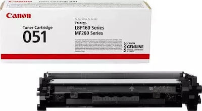 Canon 051 Toner Laser Printer Black 1700 Pages (2168C002)