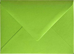 Envelope Cotton 16,5x16,5 cm green