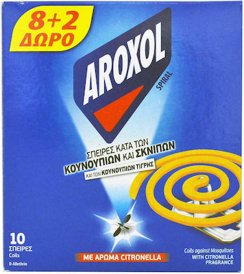 Aroxol Φιδάκι για Κουνούπια 10 σπείρες